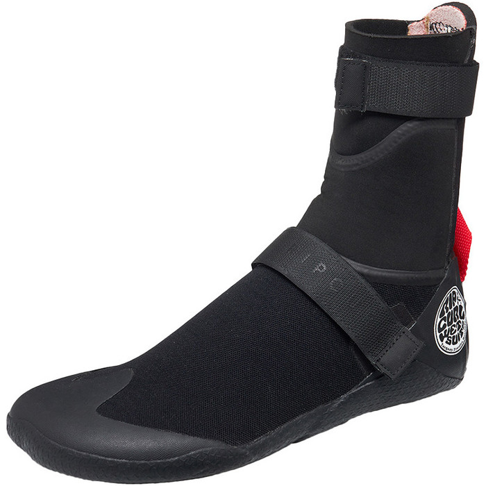 2024 Rip Curl Flashbomb 5mm Round Toe Wetsuit Boot 114MSA - Black